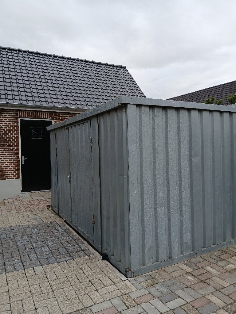 Opslagcontainer 4x2m1 / bouwcontainer / opslagruimte, Ophalen, Gebruikt
