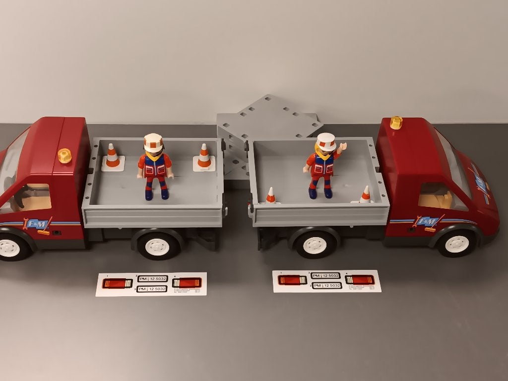 Playmobil Bouw Truck Poppetjes Onderdelen  p. st.9,95, Kinderen en Baby's, Speelgoed | Playmobil, Verzenden, Zo goed als nieuw