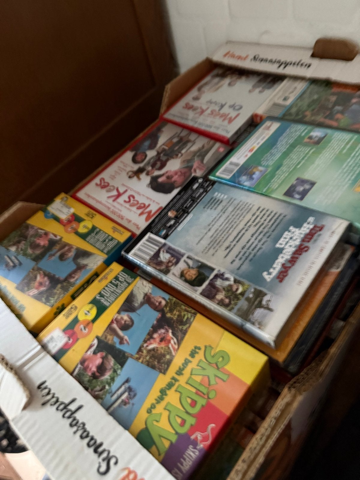 Grote partij van 5 dozen vol diverse dvd's, Alle leeftijden, Ophalen of Verzenden, Gebruikt