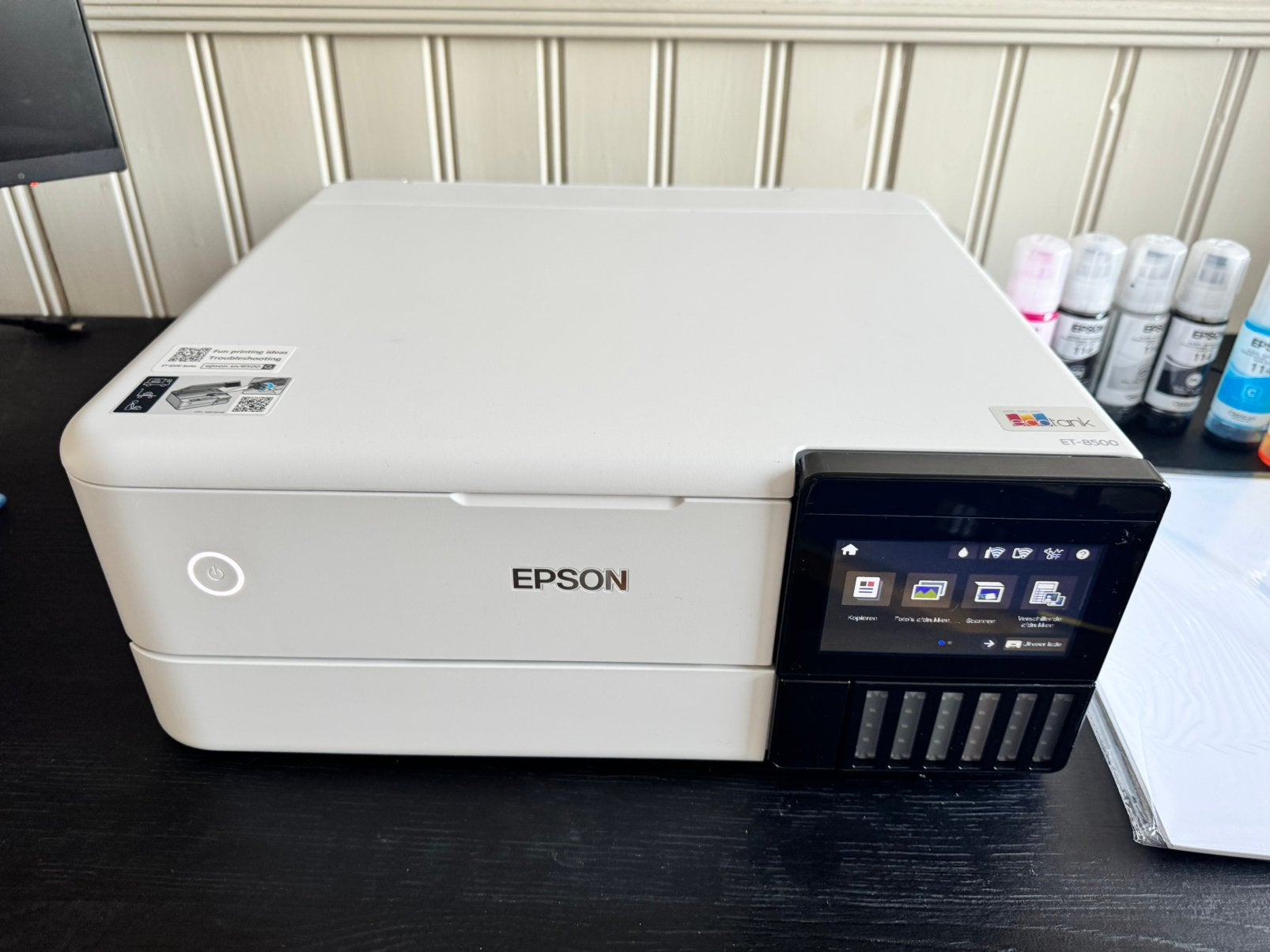 Epson Ecotank ET-8500 (zo goed als nieuw), Computers en Software, Ophalen, Fotoprinter, Inkjetprinter, Zo goed als nieuw