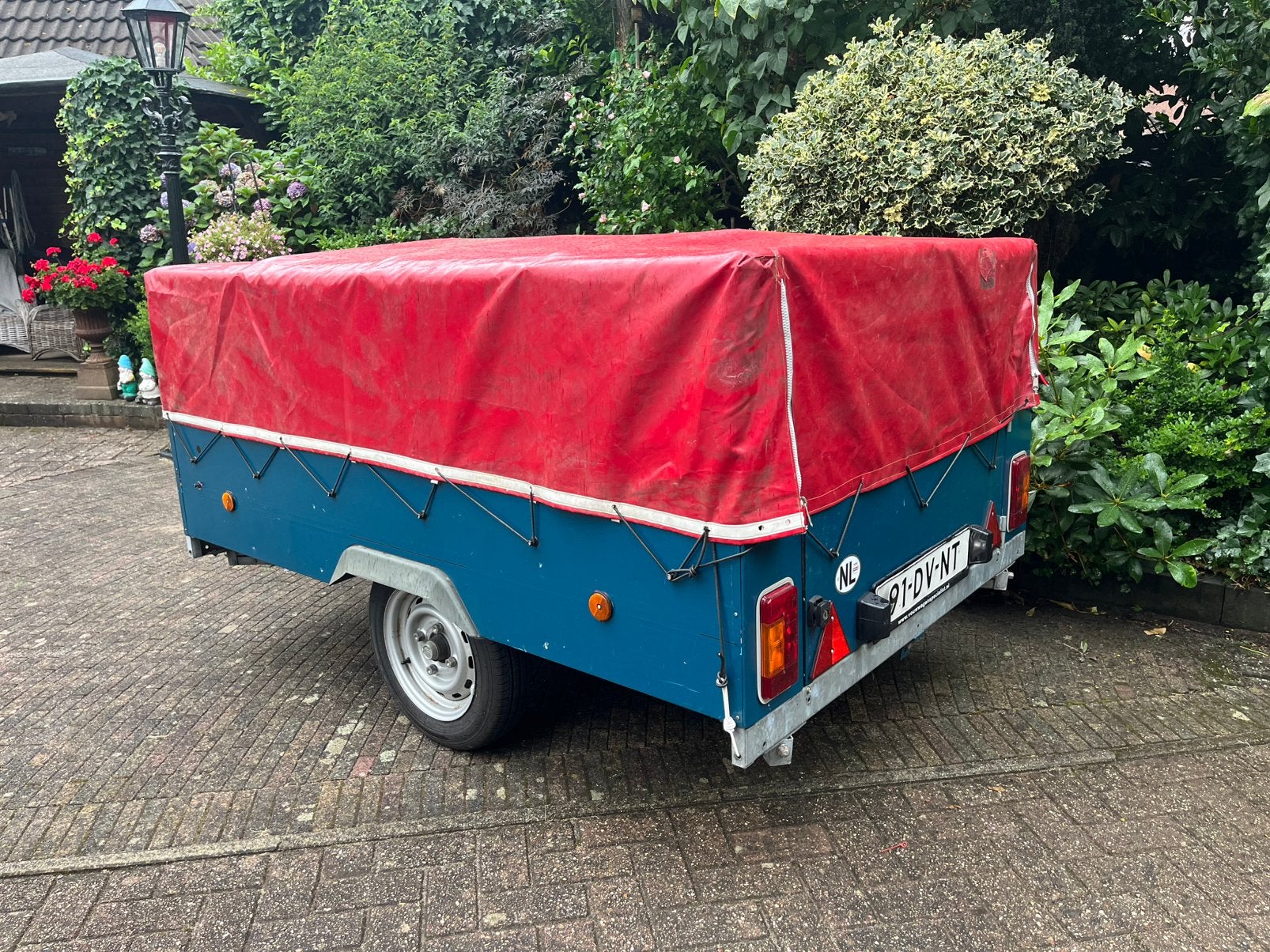 Aanhangwagen met huif, Ophalen, Gebruikt