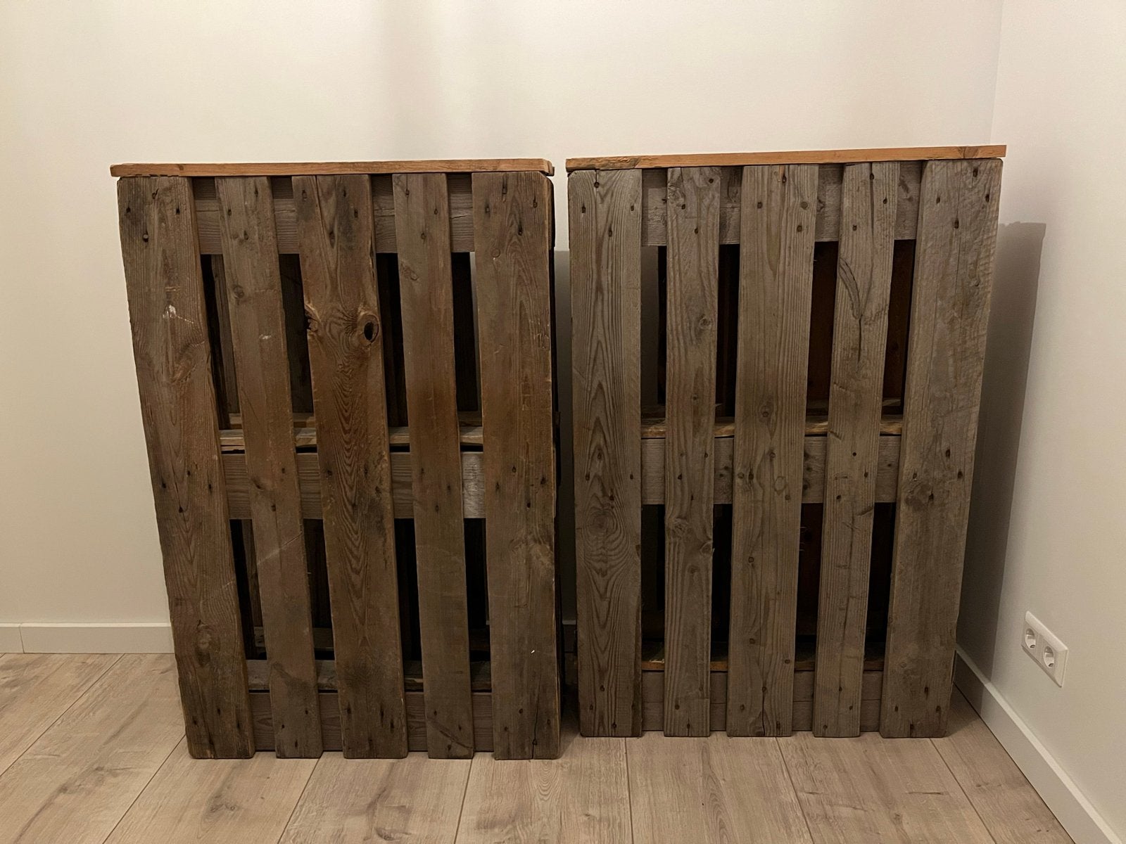 Set van 2 Pallet Meubels - Robuust en Uniek, Ophalen, Gebruikt
