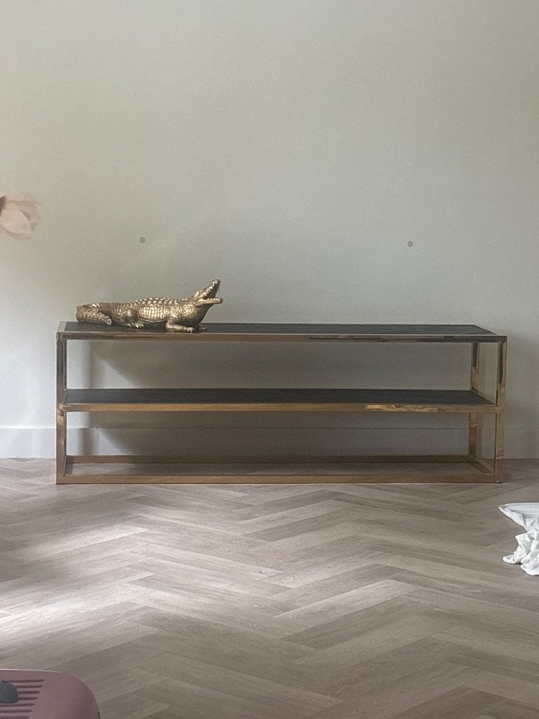Tv meubel Richmond, Ophalen, Overige materialen, 100 tot 150 cm, Zo goed als nieuw