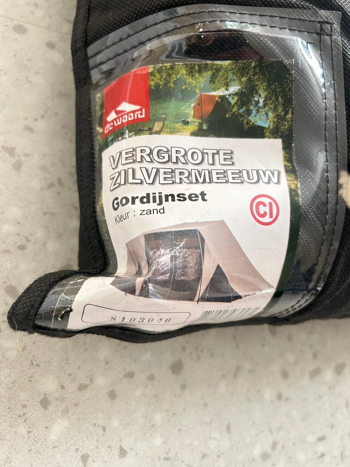 Gordijnset vergrote Zilvermeeuw nieuw!, Caravans en Kamperen, Ophalen of Verzenden, Zo goed als nieuw, Meer dan 6