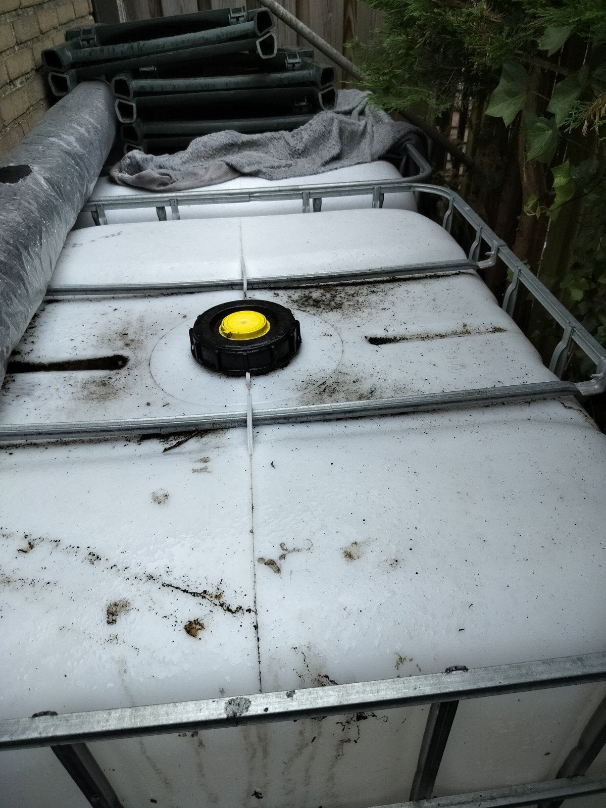 2x ibc 1000 liter schoon van binnen, Ophalen of Verzenden, Zo goed als nieuw