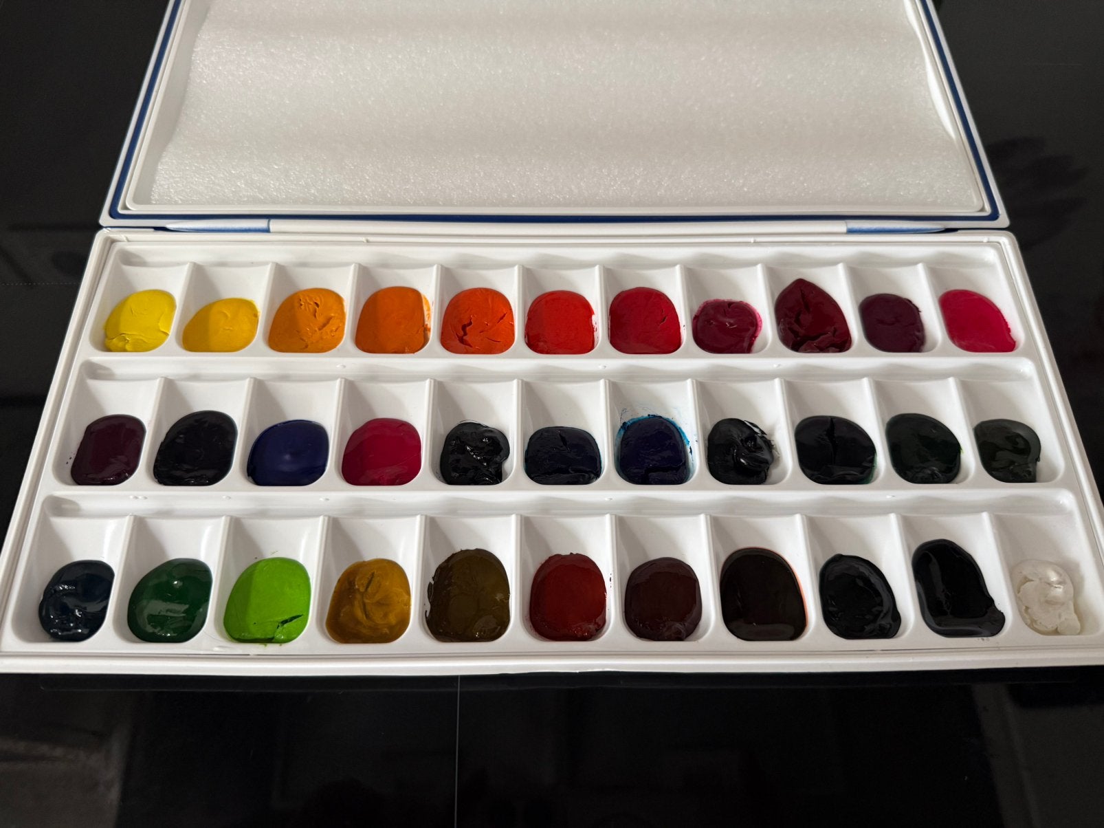 Moyra Watercolours for nail artists, Overige kleuren, Ophalen of Verzenden, Zo goed als nieuw, Handen en Nagels