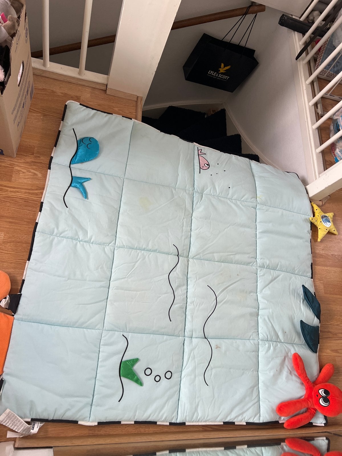 Speelkleed met onderwater thema van ikea, Ophalen, Gebruikt, Speelkleed