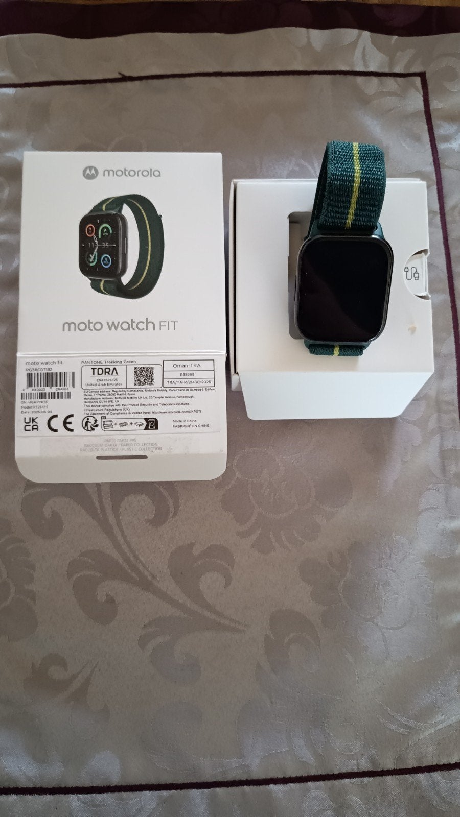 Motorola Moto Watch Fit - Trekking Green, Stappen, Ophalen of Verzenden, Zo goed als nieuw, Motorola