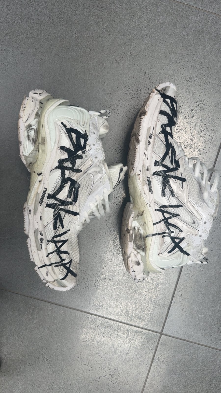 balenciaga runner maat 44, Kleding | Heren, Verzenden, Wit, Nieuw, Sneakers of Gympen