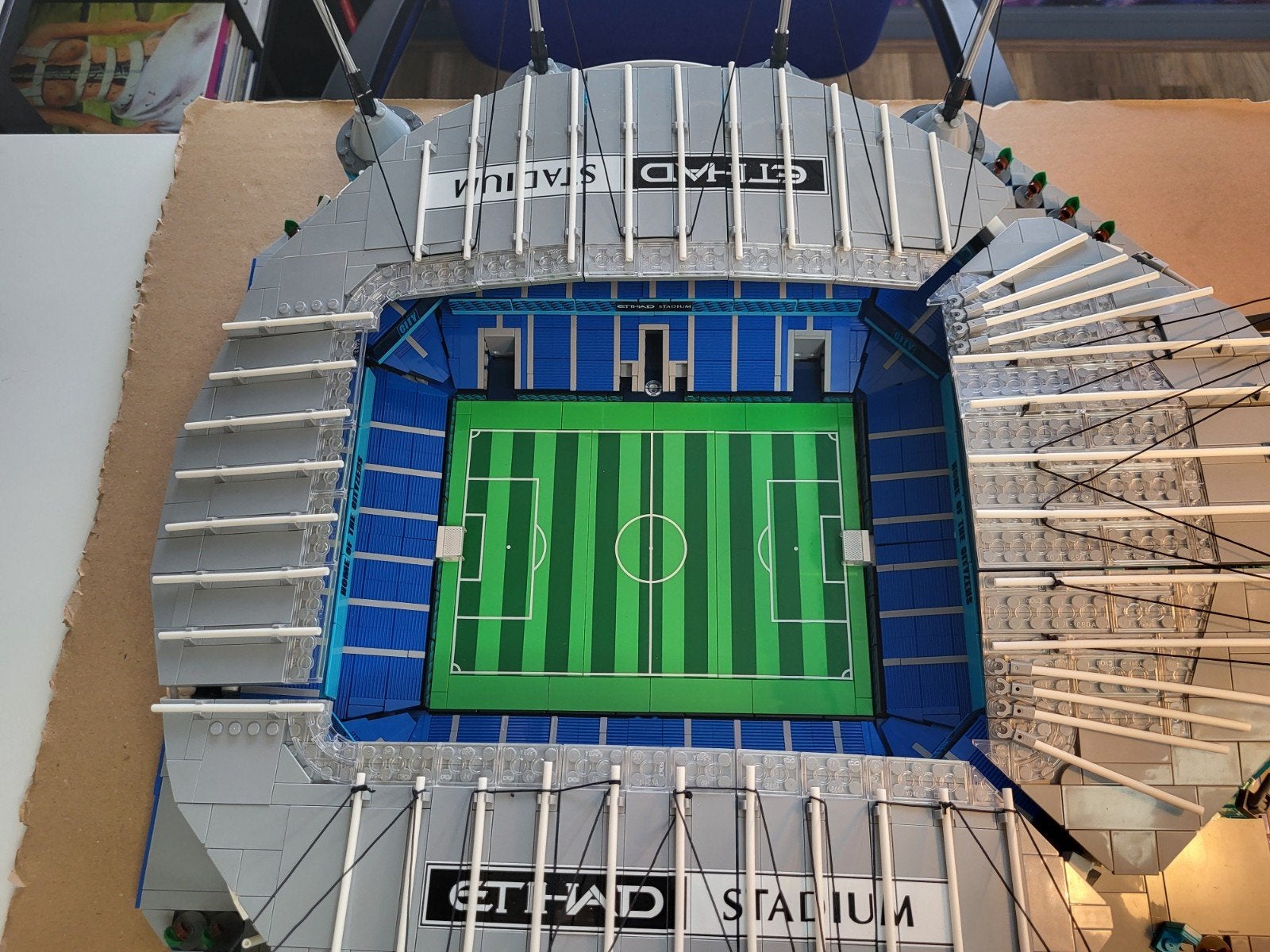 Manchester City stadion., Eén persoon