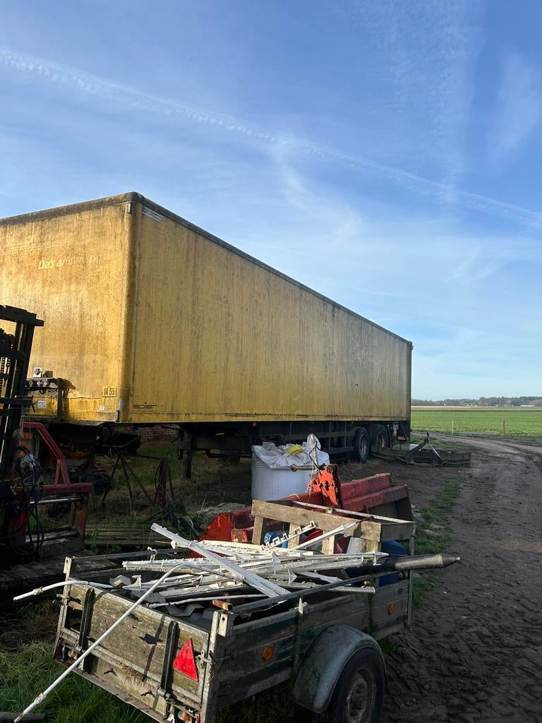 Trailer opslag zuipkeet, Doe-het-zelf en Verbouw, Bouwketen en Schaftketen, Ophalen of Verzenden, Gebruikt