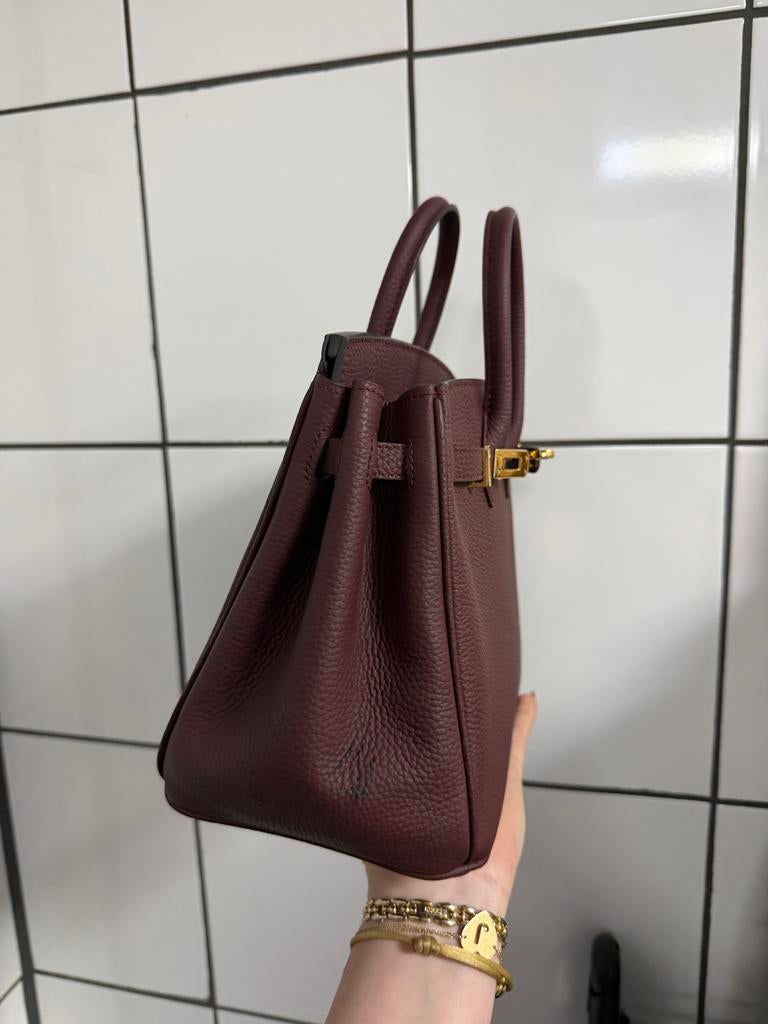Hermes Birkin 25 - Zo goed als nieuw, Ophalen of Verzenden, Zo goed als nieuw, Bruin, Handtas