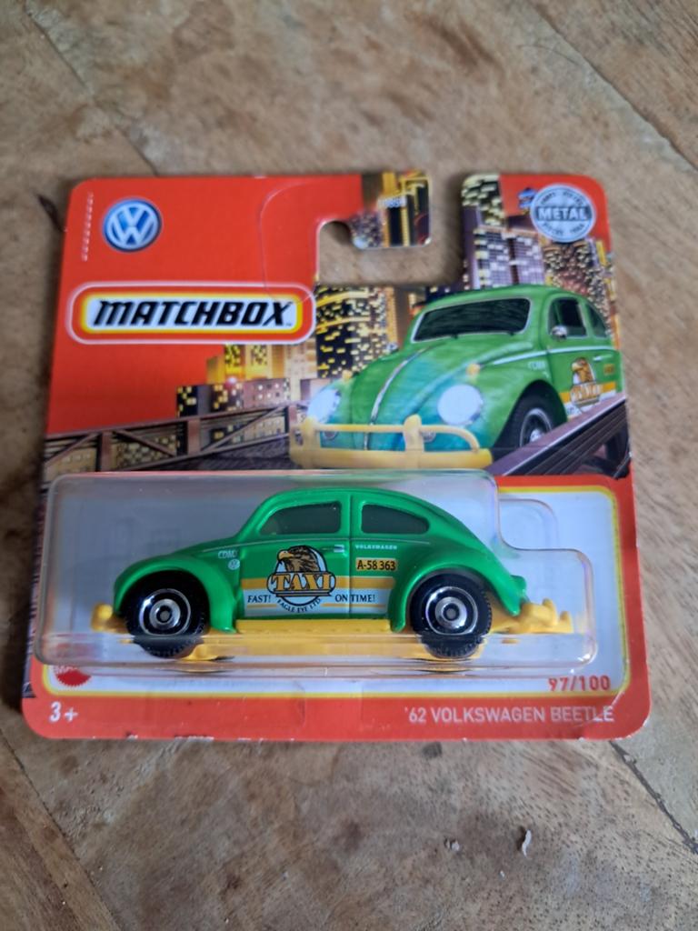 Matchbox '62 Volkswagen Beetle groen nieuw in ovp VW Kever, Ophalen of Verzenden, Nieuw, Auto
