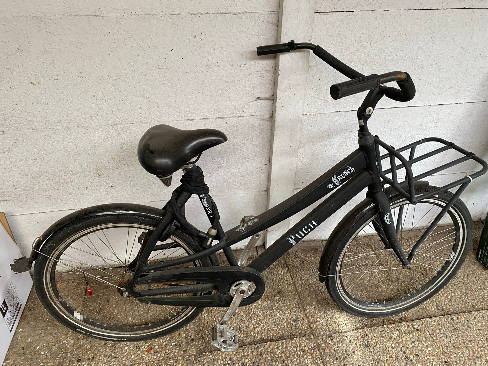 Puch Crunch Damesfiets - Zwart, Gebruikt, Terugtraprem, Gebruikt, 50 tot 53 cm, Ophalen
