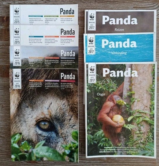 WWF Panda Magazine Collectie (2015-2017), Ophalen of Verzenden, Zo goed als nieuw, Wetenschap en Natuur