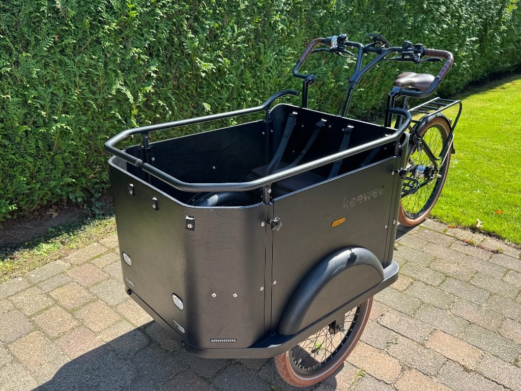 Nette Keewee Elektrische Bakfiets, slechts 311 km gereden., Overige merken, 4 kinderen of meer, Ophalen of Verzenden, Zo goed als nieuw