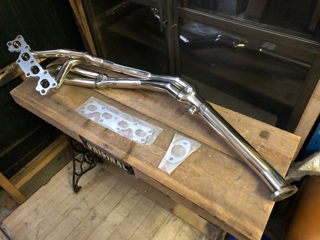 JapPower Spruitstuk header RVS - Mazda Mx-5 Mx5 NA 93-97 1.8, Ophalen of Verzenden