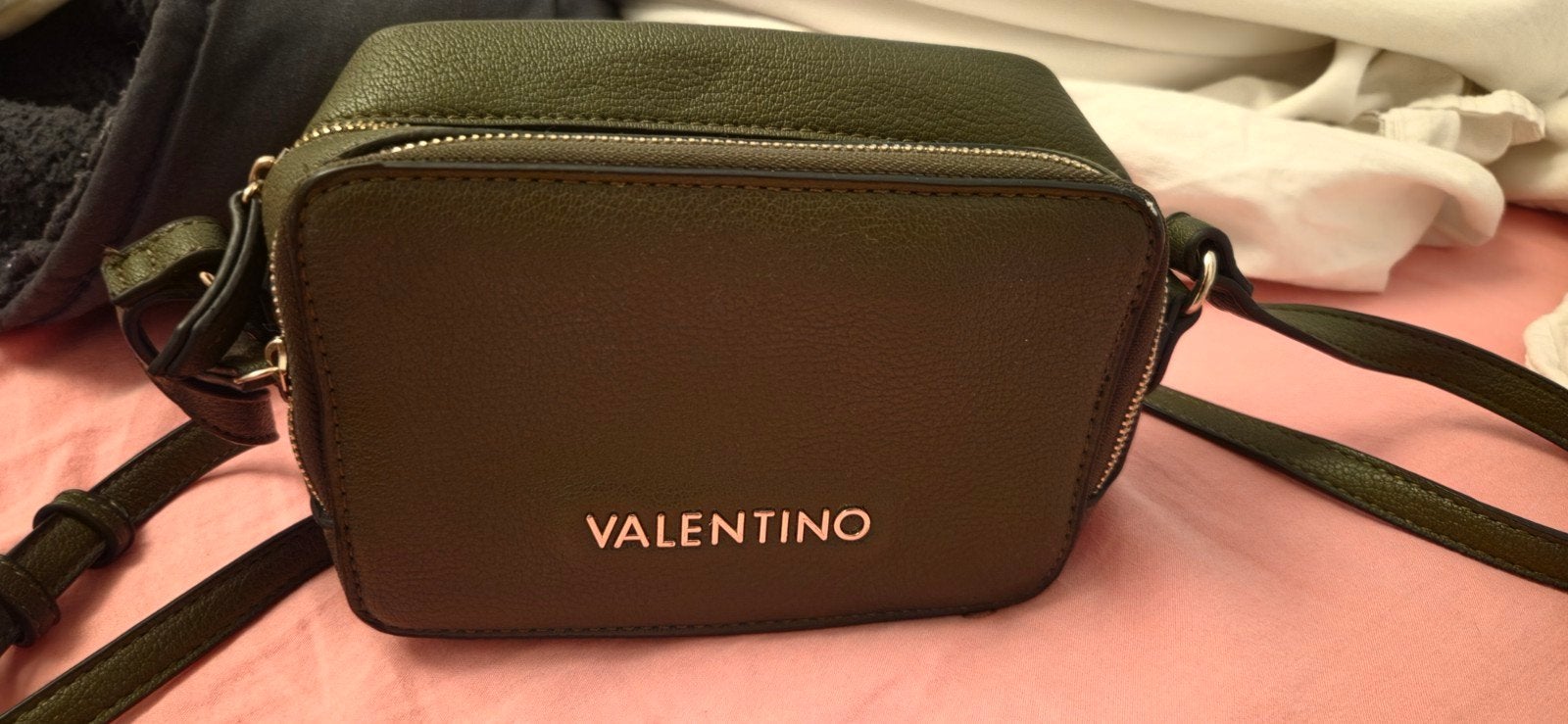Valentino tasje, Sieraden, Tassen en Uiterlijk, Tassen | Damestassen, Ophalen of Verzenden, Gebruikt, Groen, Schoudertasje