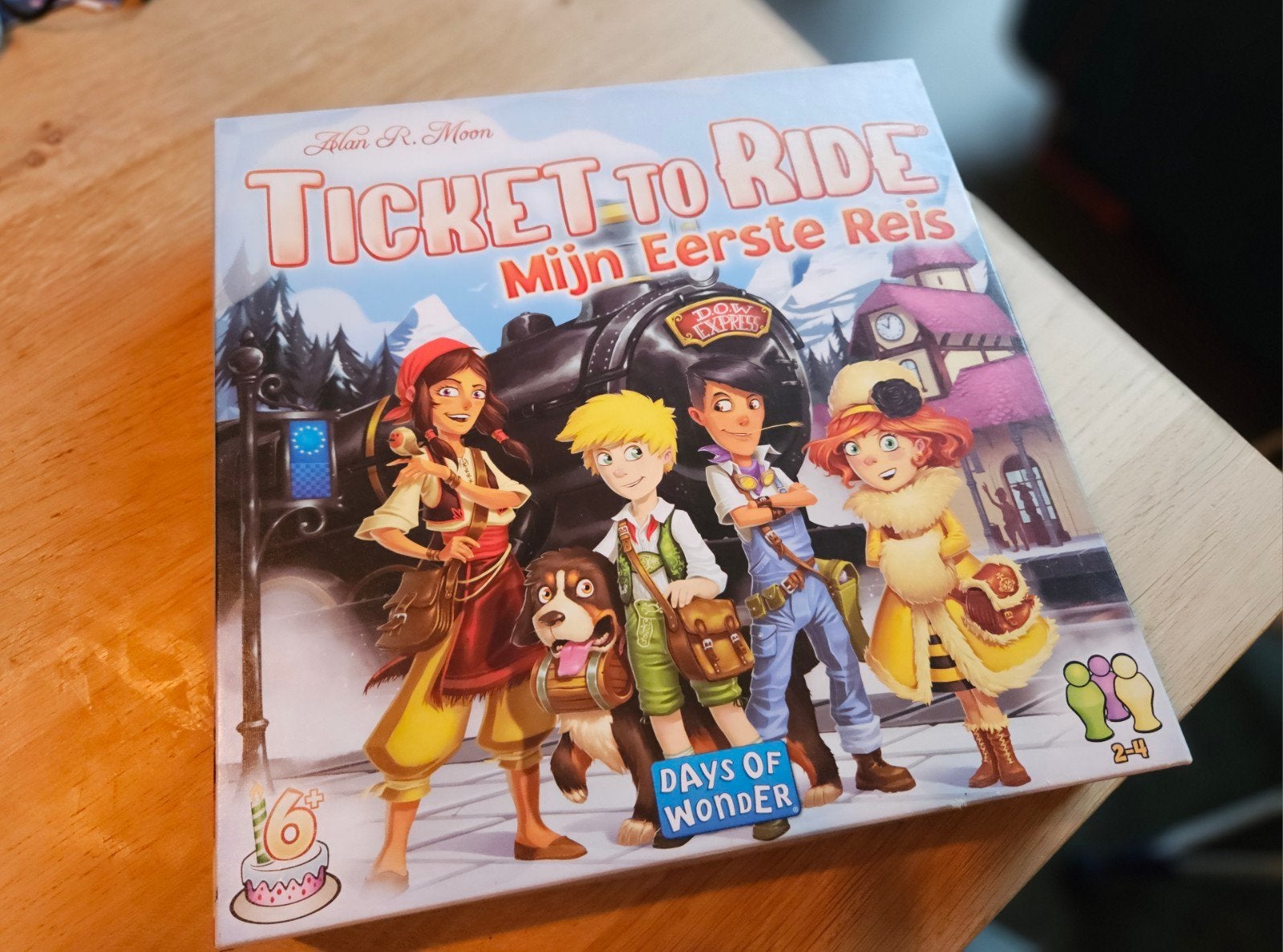 Ticket to Ride: Mijn Eerste Reis - Familiespel, Een of twee spelers, Ophalen of Verzenden, Zo goed als nieuw, Days of Wonder