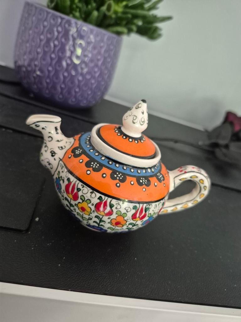 Handgemaakte Turkse theepot - Decoratief, Ophalen of Verzenden
