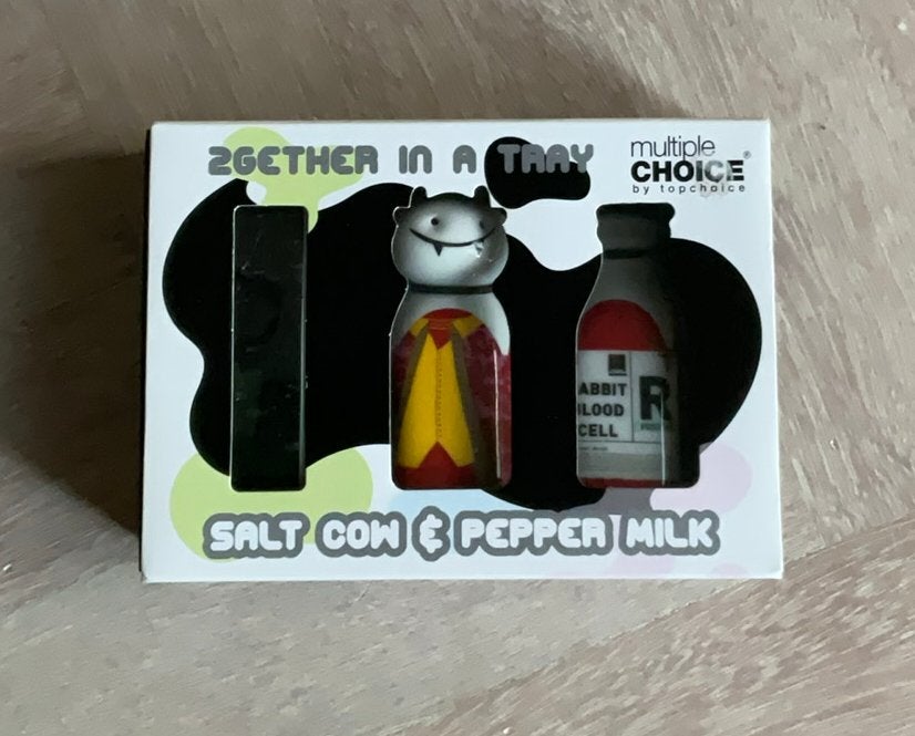 Peper en zout stel koe en melkpak, Ophalen of Verzenden, Zo goed als nieuw, Miniatuur