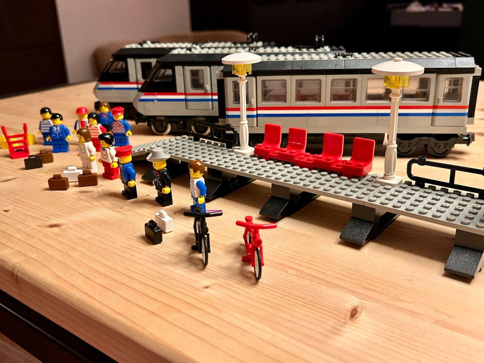 LEGO 4558 Metroliner (excl. transformator en excl. rails), Gebruikt, Overige thema's, Lego, Ophalen of Verzenden