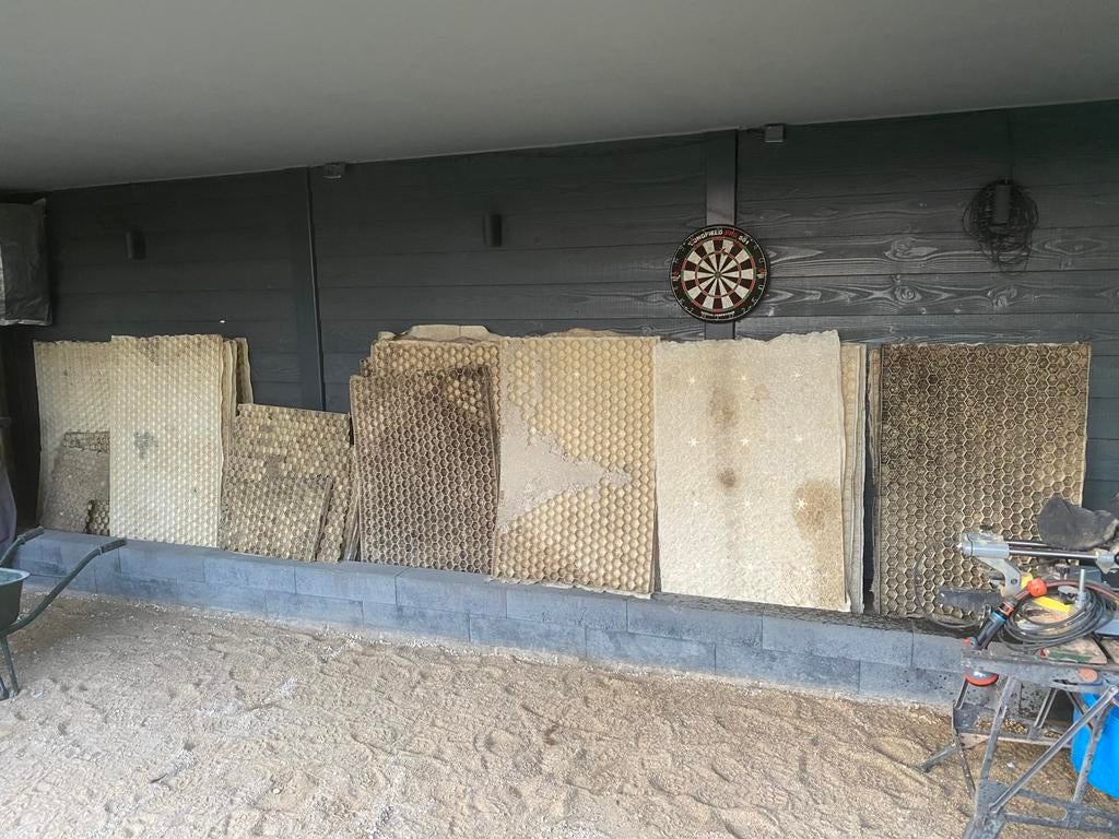 Grindrooster wit 120 x 80 x 3, Tuin en Terras, Grind, Keien en Split, Ophalen, Zo goed als nieuw