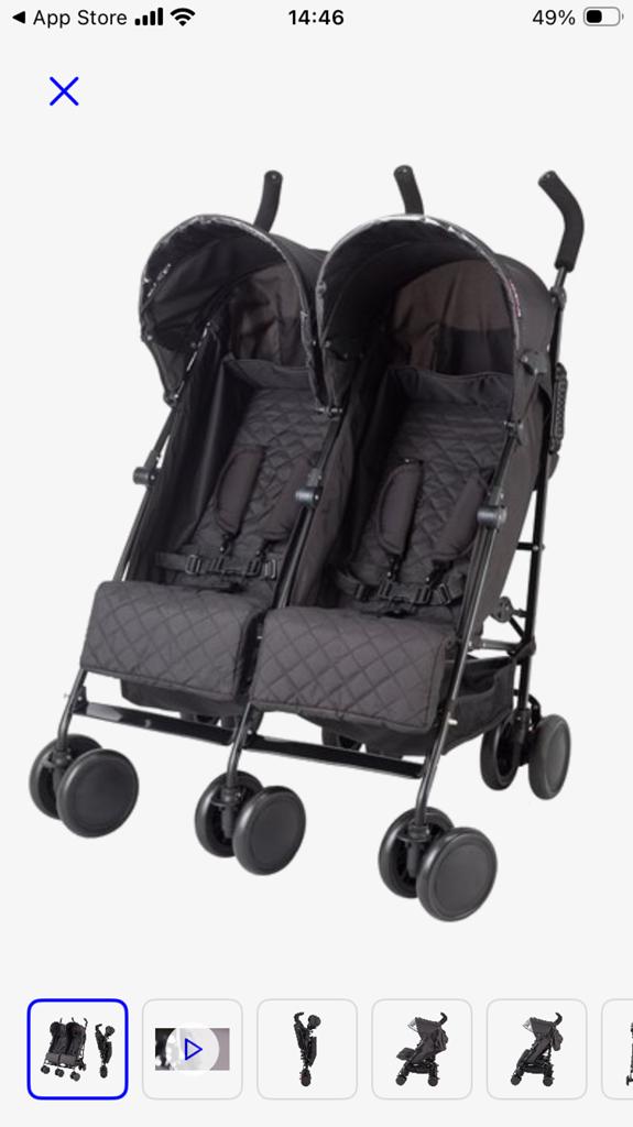 Adventure duo buggy, Kinderen en Baby's, Tweelingen en Meerlingen, Ophalen, Zo goed als nieuw