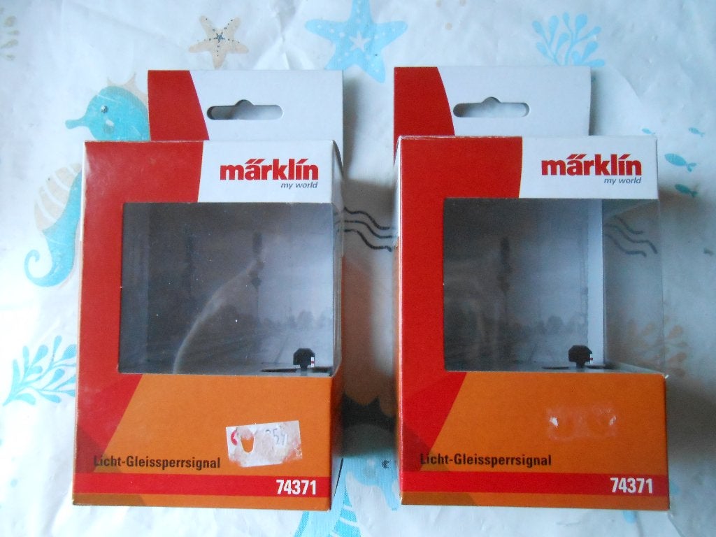 Märklin 74371, 2x  dwergseinen nieuw in de ovp, Hobby en Vrije tijd, Modeltreinen | H0, Gelijkstroom of Wisselstroom, Overige typen