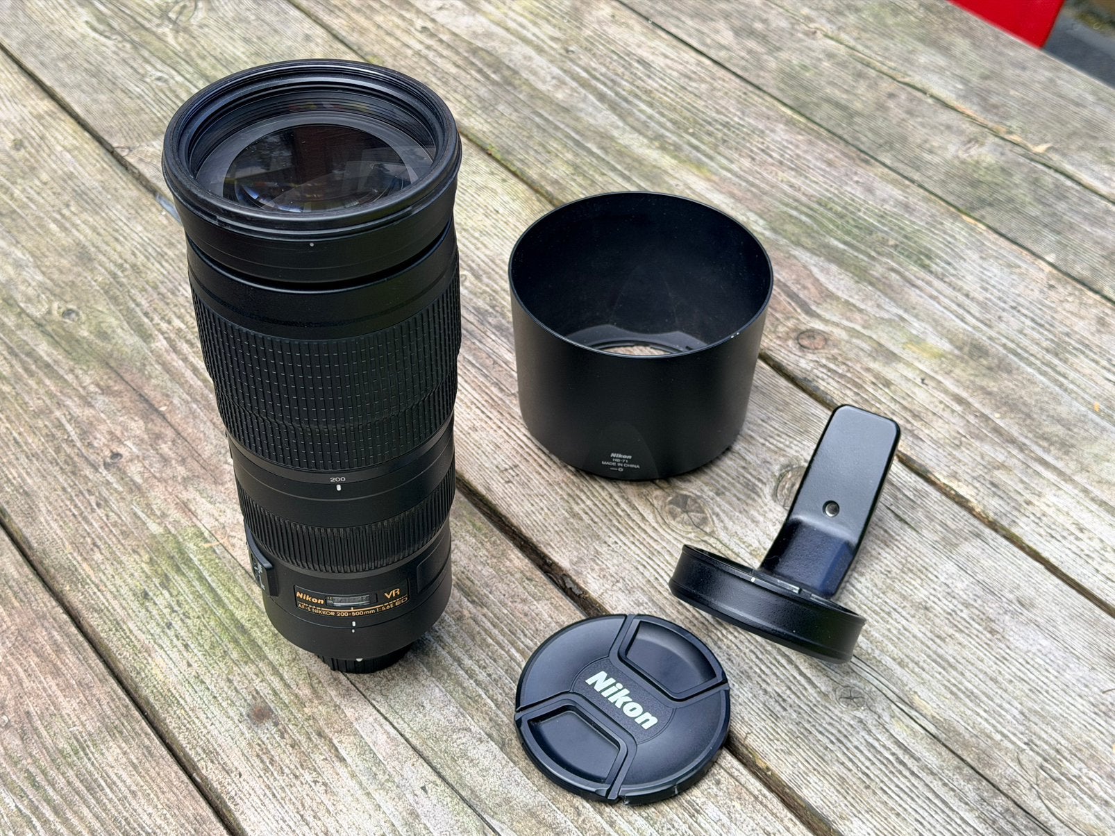Te koop Nikon AF-S 200-500 f5.6E ED, Ophalen of Verzenden, Zo goed als nieuw, Telelens