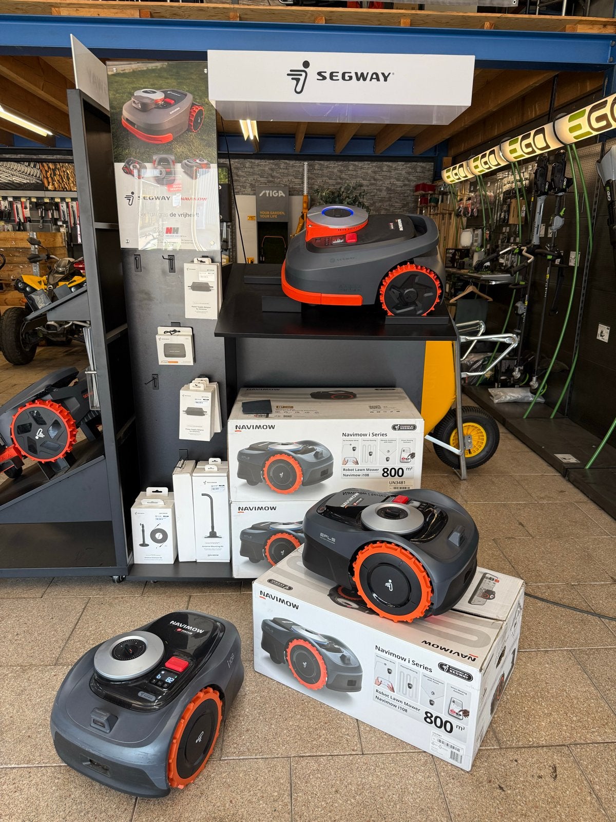 Segway I108 Robotmaaier - Nieuw/Demo in de actie!, Ophalen, Nieuw, 20 tot 25 cm, Bestuurbaar via app