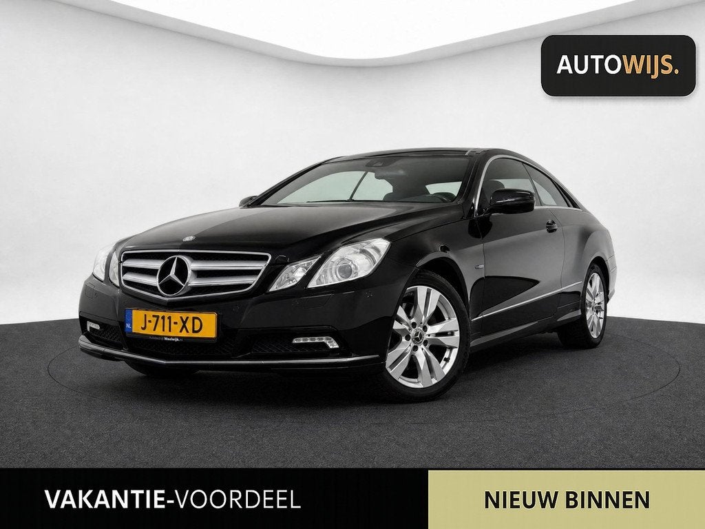 Mercedes-Benz E-klasse Coupé 350 CGI Elegance|PANO|LEDER|H&, Auto's, Mercedes-Benz, Automaat, Euro 5, Achterwielaandrijving, Zwart