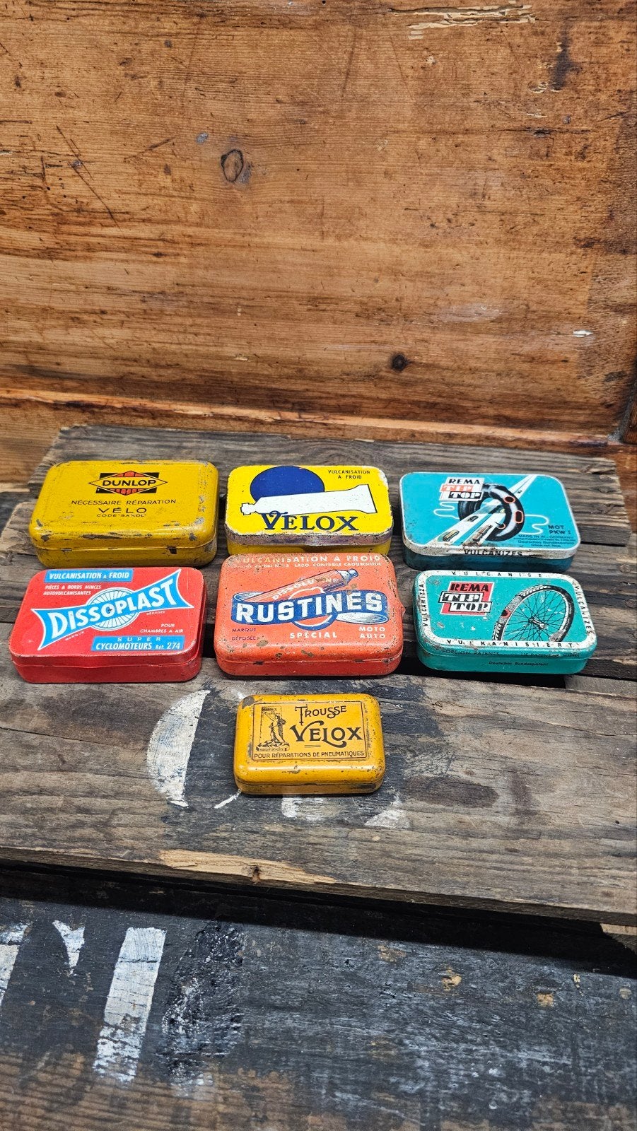 reparatieset blikjes fietsblik, Verzamelen, Blikken, Ophalen of Verzenden, Gebruikt, Overige