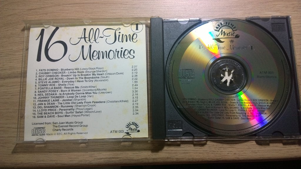 16 all- time memories 1, Ophalen, Gebruikt, Pop, Verzamelalbum