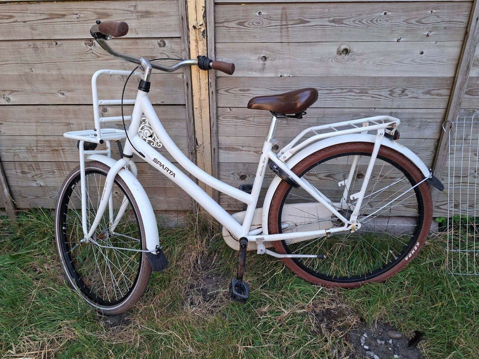 Sparta Meisjes Fiets - 26 inch - Wit, Sparta, Gebruikt, Trommelrem, Ophalen