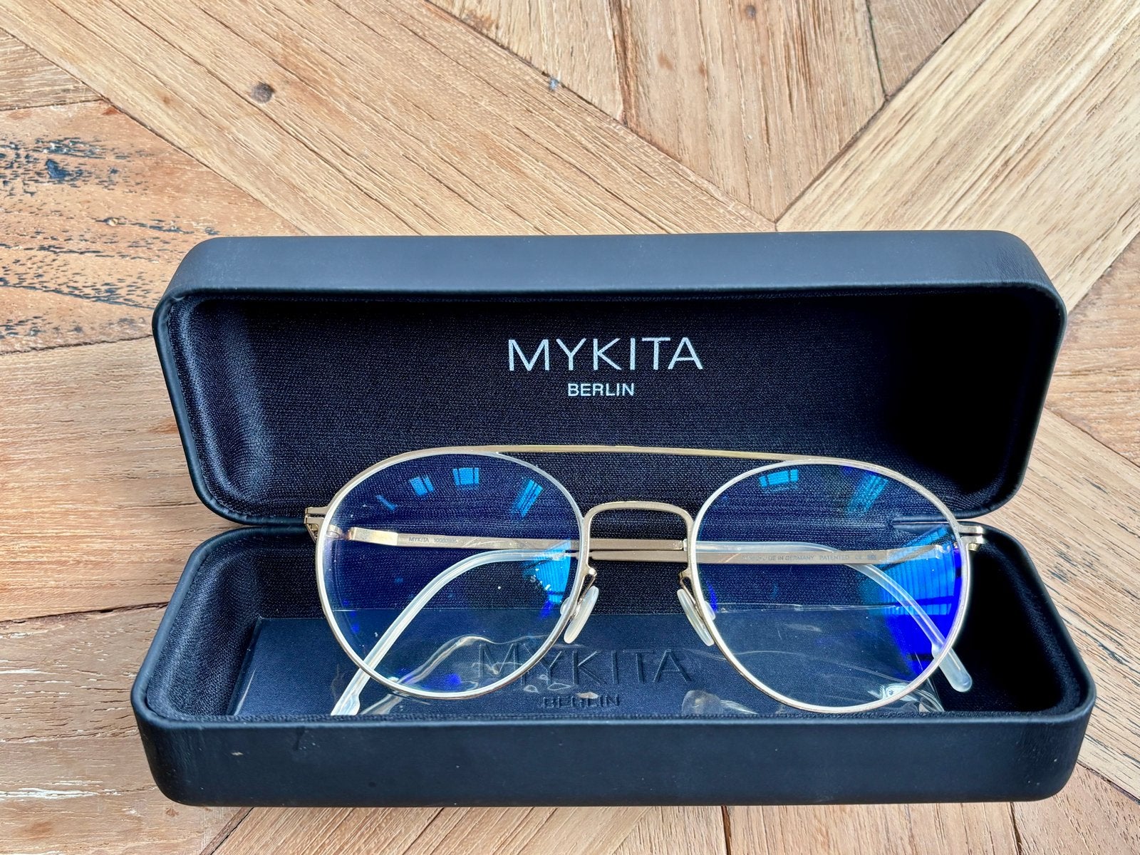MYKITA EERO RX aviator montuur - Champagne Goud (kleur 303), Sieraden, Tassen en Uiterlijk, Overige kleuren, Zo goed als nieuw