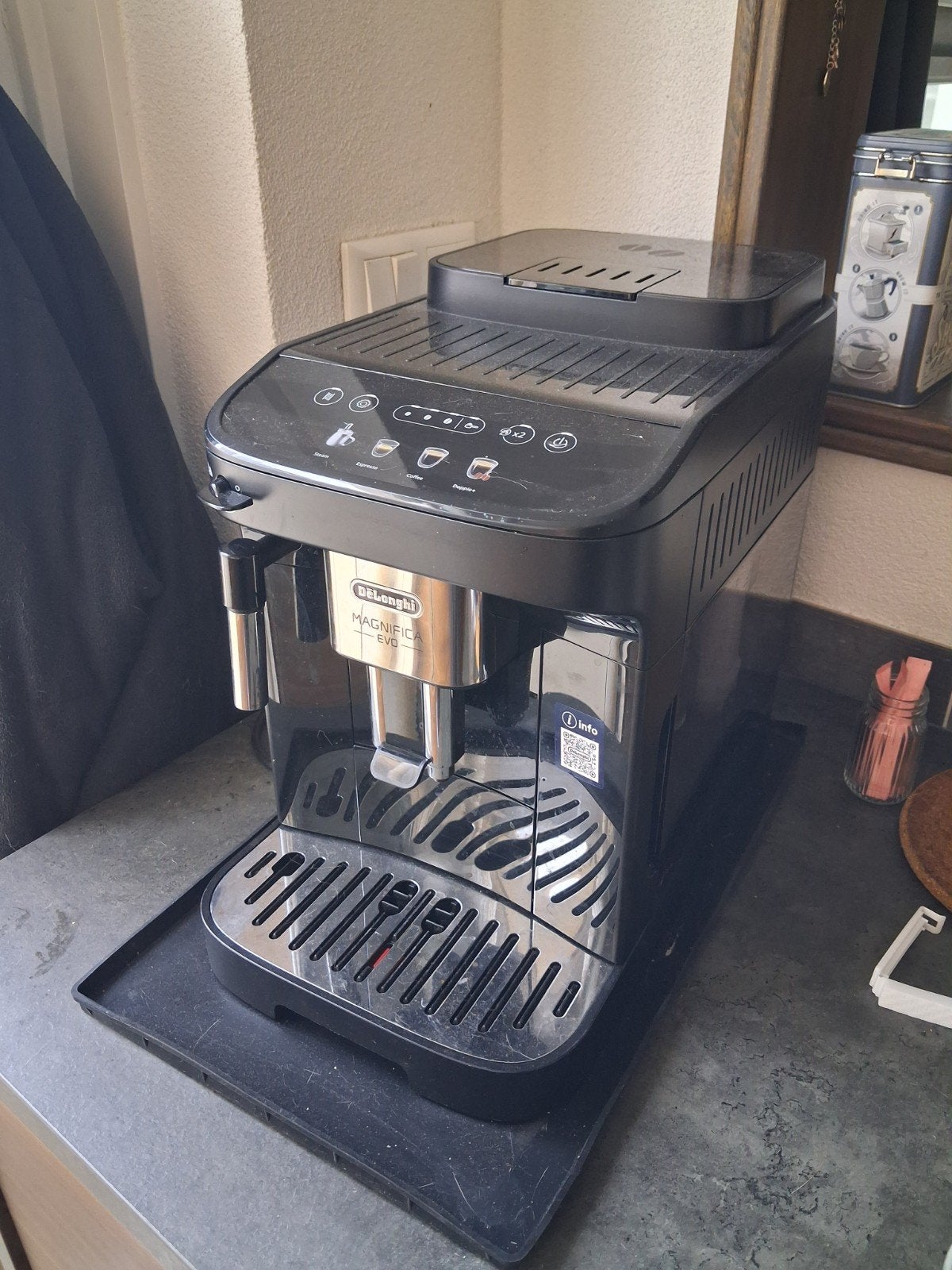 De'Longhi Magnifica Evo volautomatische espressomachine, Ophalen, Gebruikt, Espresso apparaat, Koffiebonen