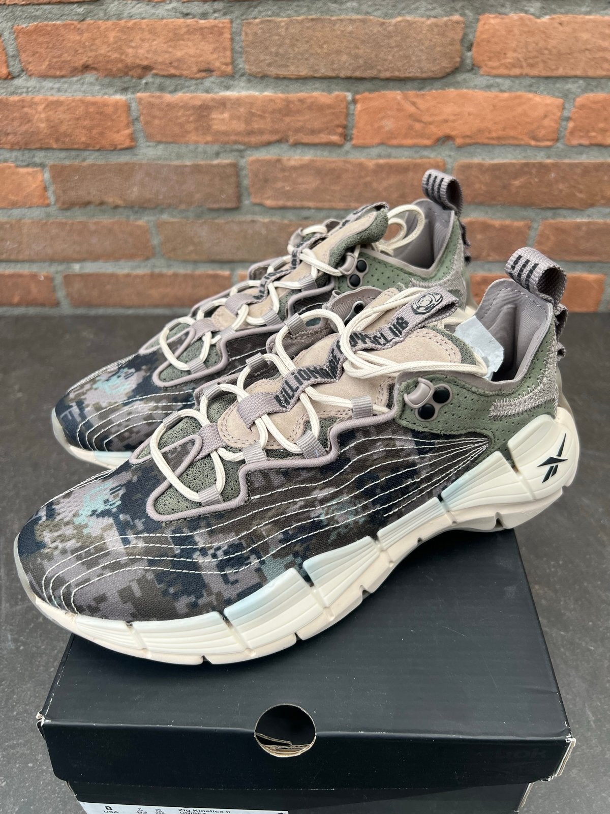 Reebok Zig Kinetica II Billionaire Boys Club Camo, Ophalen of Verzenden, Nieuw, Overige kleuren, Sneakers of Gympen