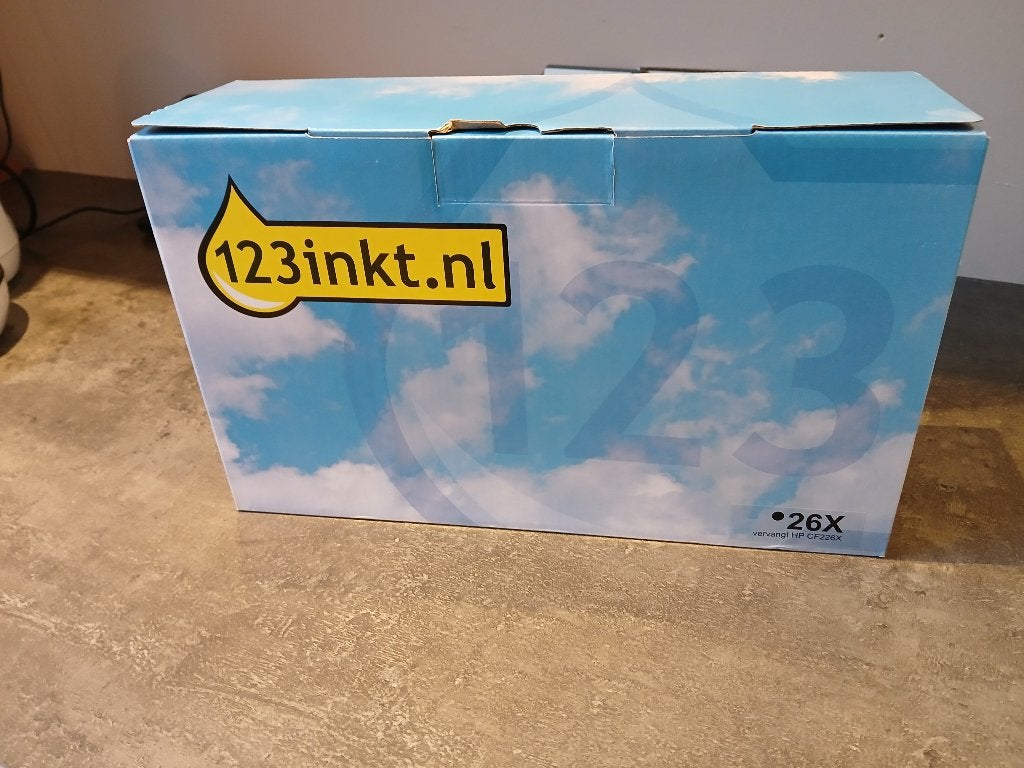 Laser Toner Cartridge 2 stuk 123Inkt CF226X vervangt HP 26X, Ophalen of Verzenden, Nieuw, Cartridge, 123inkt.nl