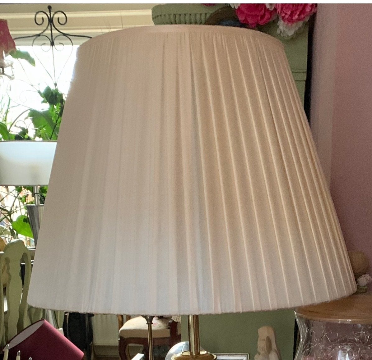 Grote vintage plissé kap, Ophalen, Gebruikt, 150 tot 200 cm