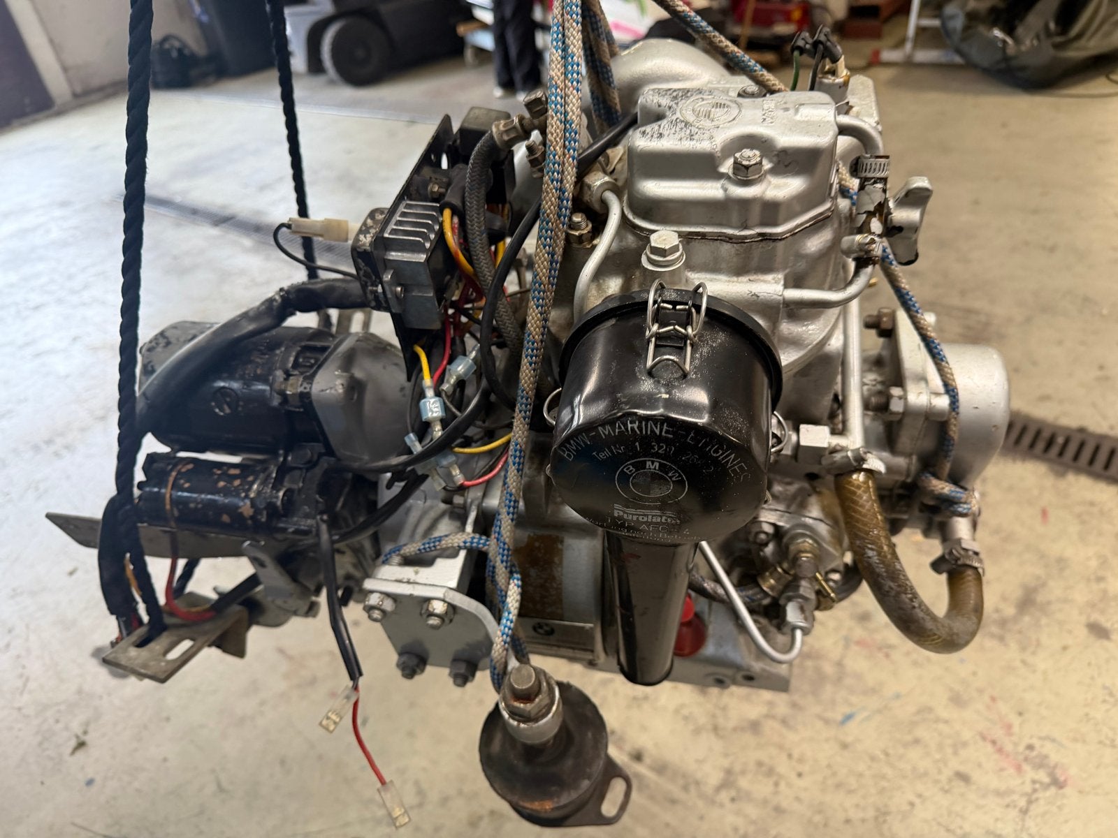 BMW Marine D7 motor met Hurth HBW50-3 keerkoppeling, Watersport en Boten, Ophalen, 10 tot 30 pk, Gebruikt, -