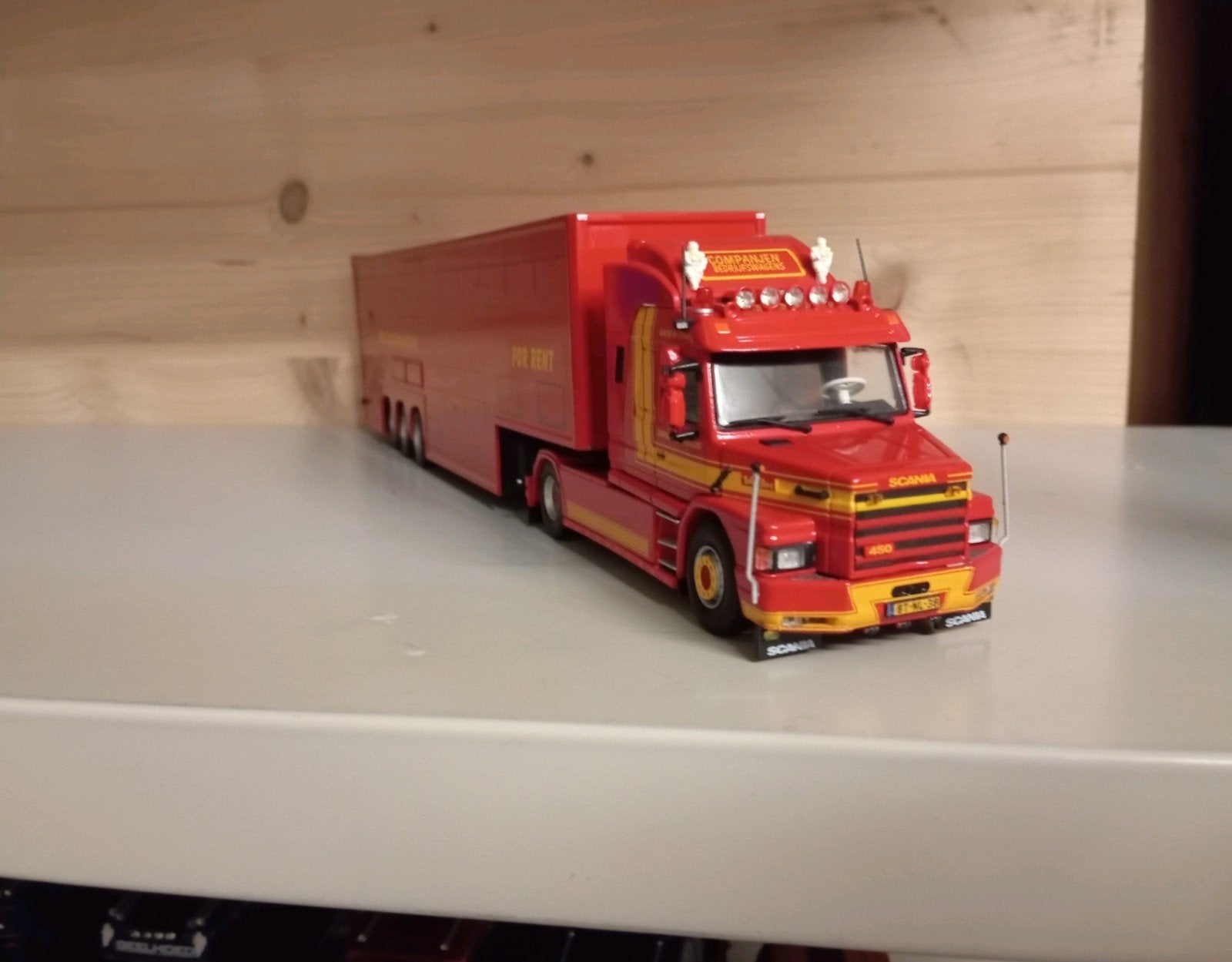 Scania T143 Companjen Tekno, Hobby en Vrije tijd, Modelauto's | 1:50, Ophalen of Verzenden, Nieuw, Bus of Vrachtwagen, Tekno