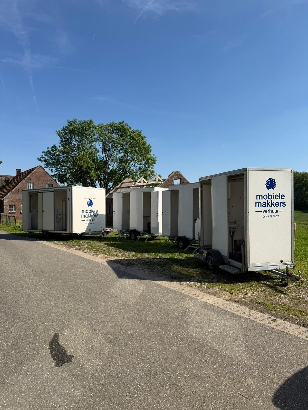 Toiletwagen WC Wagen Toilet wagen sanitair wagen huren, Ophalen of Verzenden, Zo goed als nieuw, Overige