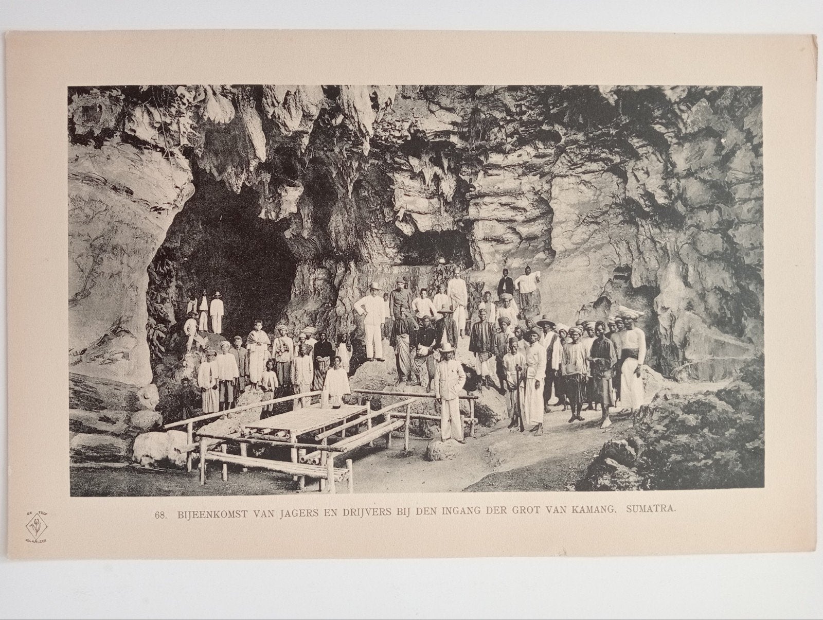 Fotogravure Nederlands Indië Indonesië Sumatra 1910, Verzamelen, Ophalen of Verzenden