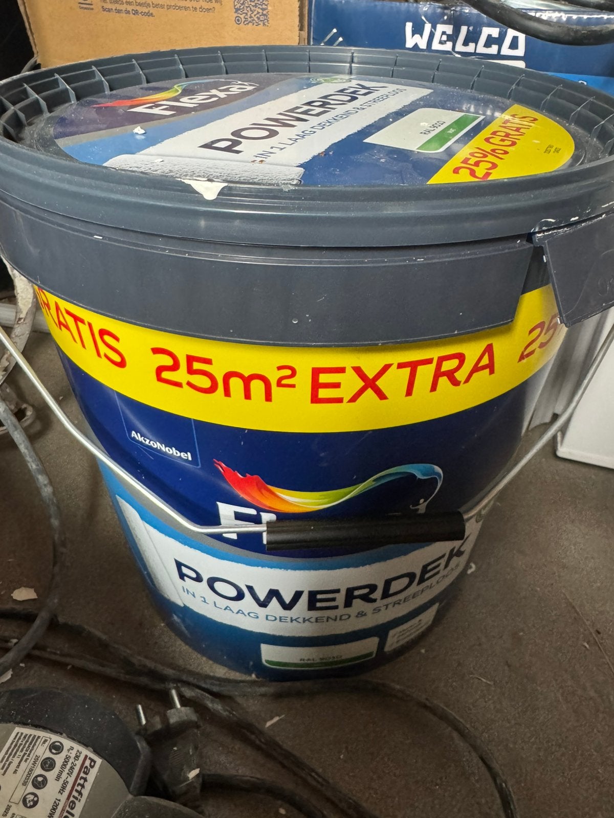 Flexa muurverf wit, Ophalen, Zo goed als nieuw, Wit