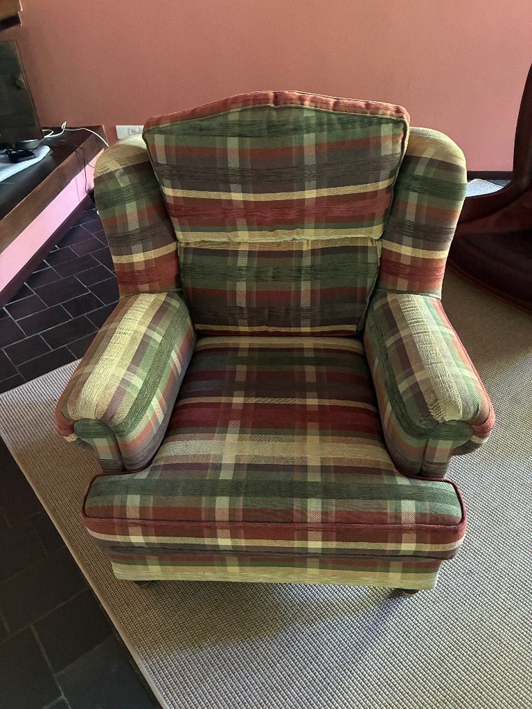 Fauteuil, Huis en Inrichting, Fauteuils, Ophalen, Gebruikt, 75 tot 100 cm, Stof