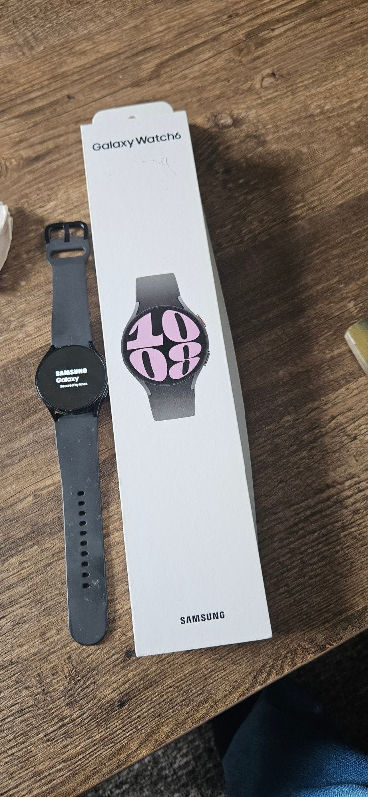 Samsung Galaxy Watch6 Zwart - Zo goed als nieuw, Zwart, Ophalen of Verzenden, Zo goed als nieuw, Samsung