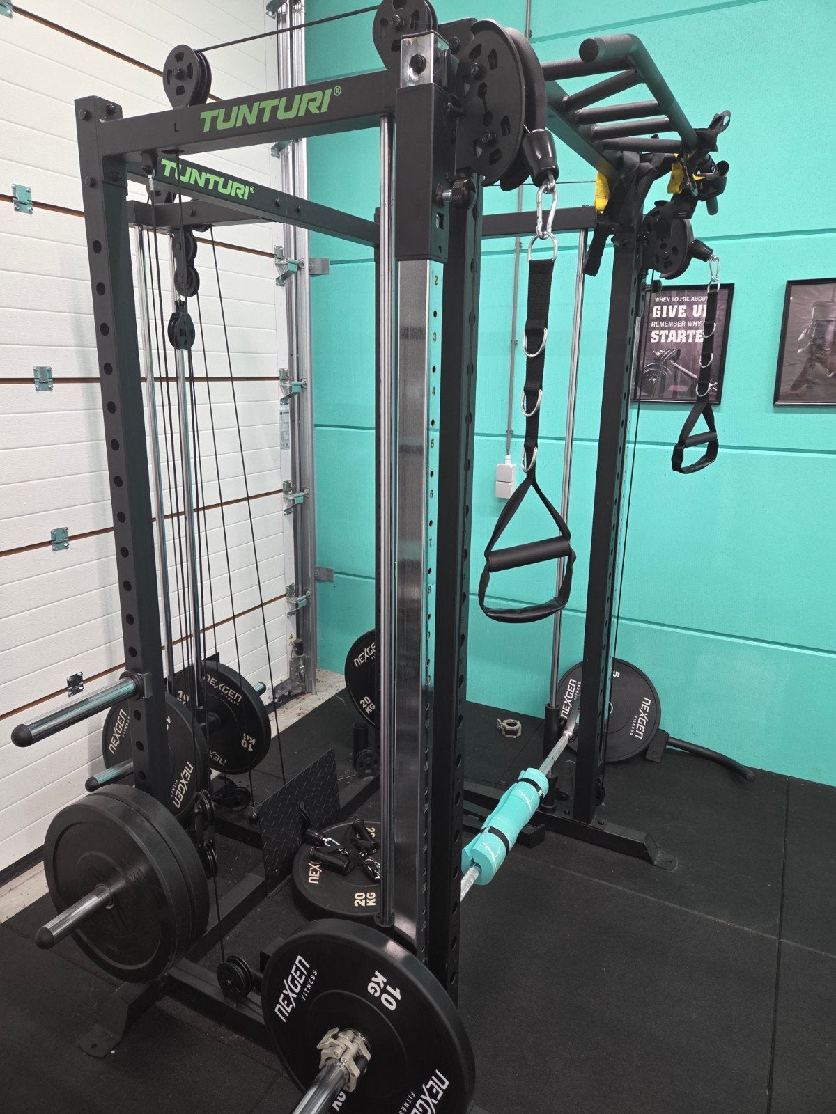 Tunturi Smith Machine - Compleet Home Gym, Ophalen, Benen, Krachtstation, Zo goed als nieuw