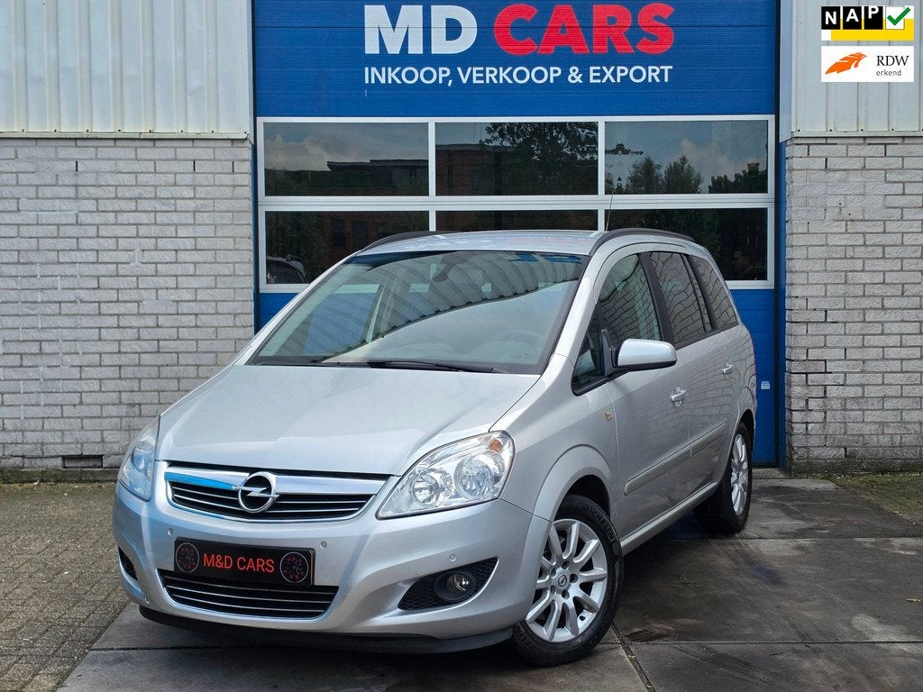 Opel Zafira 2.2 Cosmo AUTOMAAT/7PERSOONS/NAP/AIRCO, Auto's, Opel, Stof, Gebruikt, Zwart, 4 cilinders