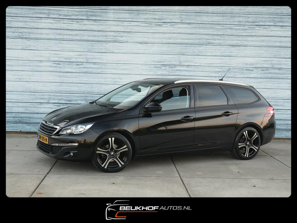 Peugeot 308 SW 1.6 BlueHDI Panoramadak Camera 18'' Velgen, Voorwielaandrijving, Stof, Gebruikt, 4 cilinders